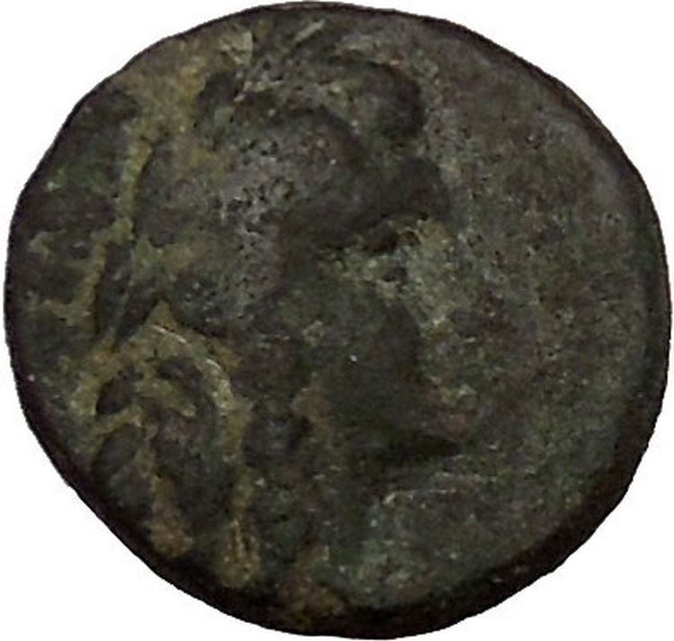 ANTIOCHOS III Megas 223BC Seleukid Apollo Tripod Rare Ancient Greek Coin i53740