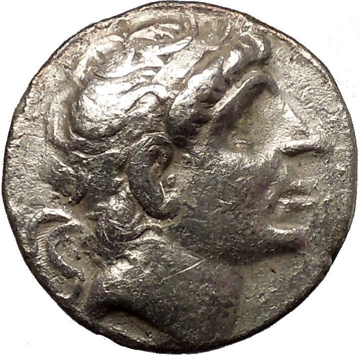 ANTIOCHOS I Soter 281BC Seleukid Ancient Silver GREEK Tetradrachm Coin i54366