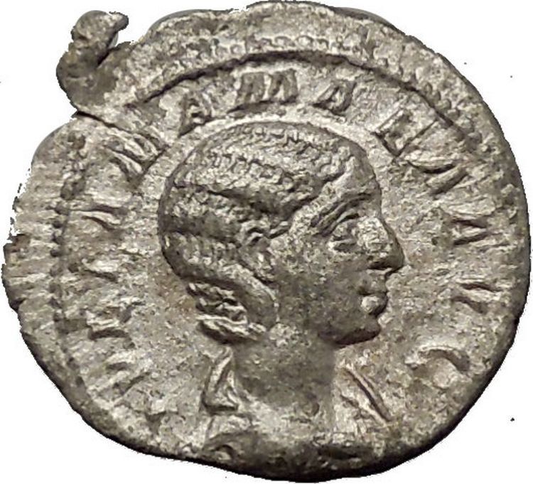 Julia Mamaea Silver Ancient Roman Coin Rare Juno wife & sister of Jupiter i54156