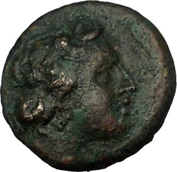 KORKYRA island of Corfu in EPEIROS 229BC Dionysus Kantharos Greek Coin i53744