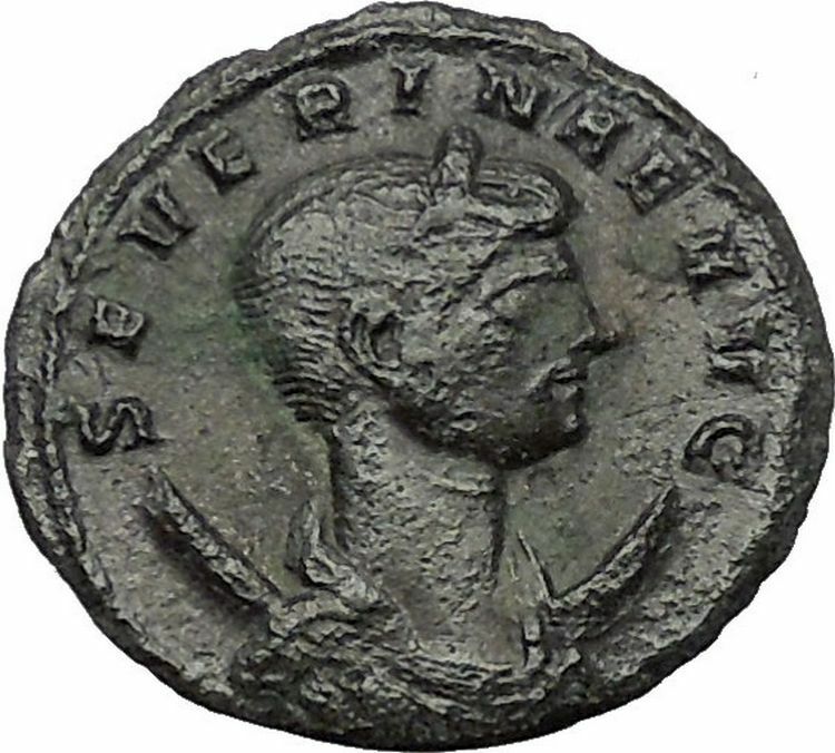 Severina wife of Aurelian 274AD Rare Ancient Roman Coin Concordia Harmony i54400