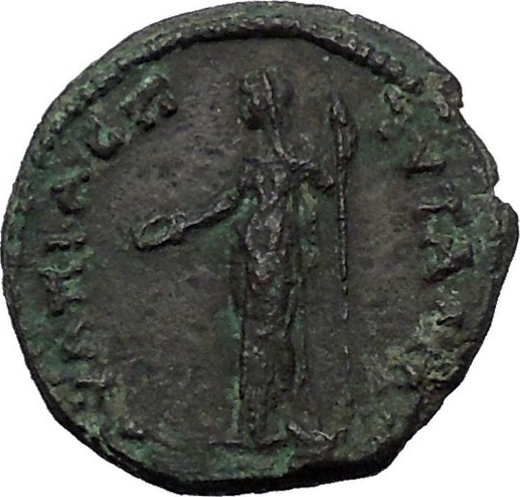 FAUSTINA II Marcus Aurelius Wife 161AD Pautalia Thrace HERA Roman Coin i54376