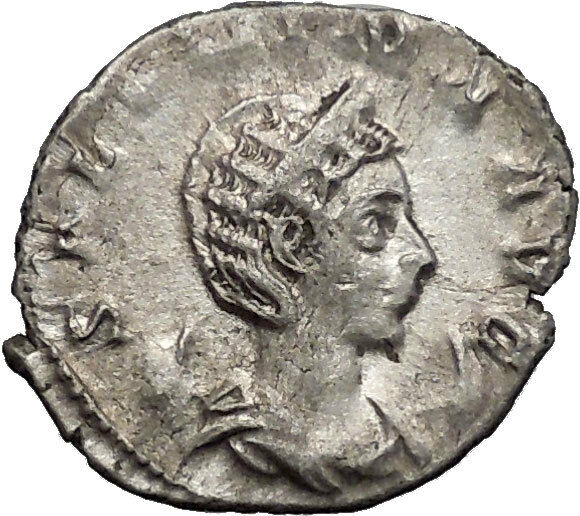 Salonina Valerian I daughter in law Silver Ancient Roman Coin Venus Cult i55130