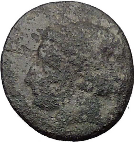 MAGNESIA ad MAENDRUM 400BC Apollo & Bull Authentic Ancient Greek Coin i31772