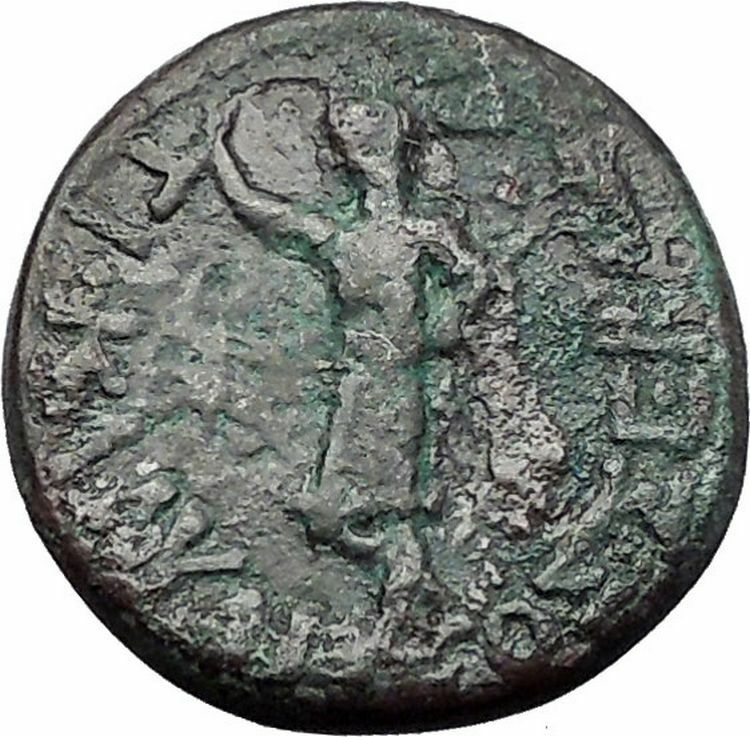 CLAUDIUS in MILITARY DRESS 41AD Amphipolis Macedonia Artemis Roman Coin i55530