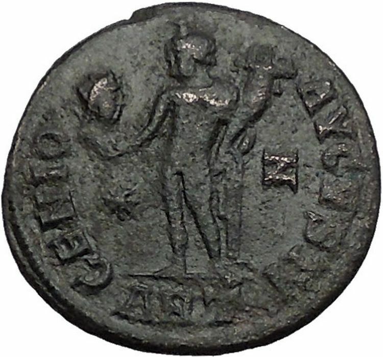 LICINIUS I Constantine I the Great enemy Roman Coin Genius w Sol head i56066