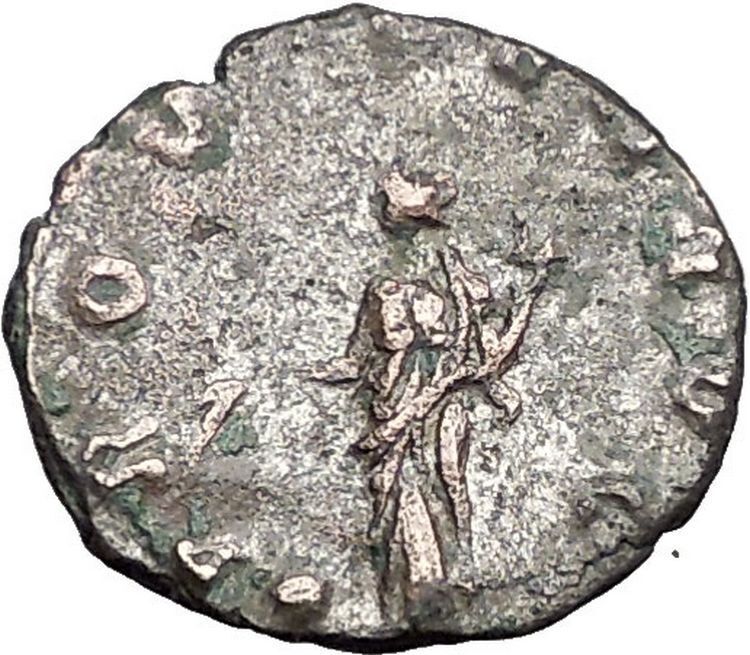 GALLIENUS 254AD Authentic Rare Ancient Roman Coin Providentia Magic wand i55885