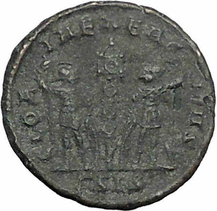 CONSTANTIUS II Constantine the Great son 330AD Ancient Roman Coin Legion i56188