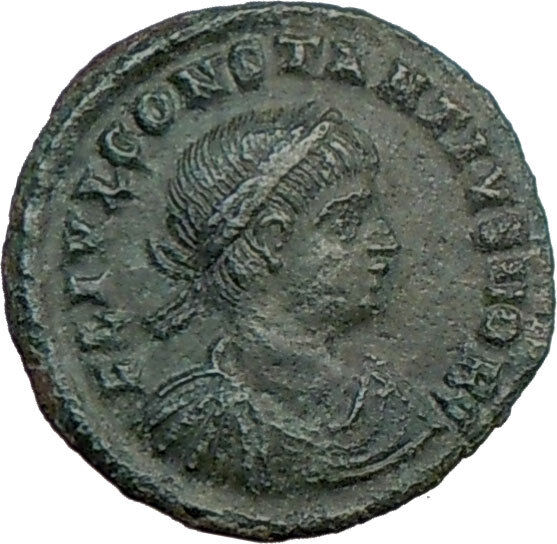 CONSTANTIUS II Constantine the Great son Ancient Roman Coin LEGIONS i21377