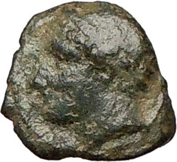 PANORMOS Sicily 336BC Apollo Horse Dolphin Rare Ancient Greek Coin i24632