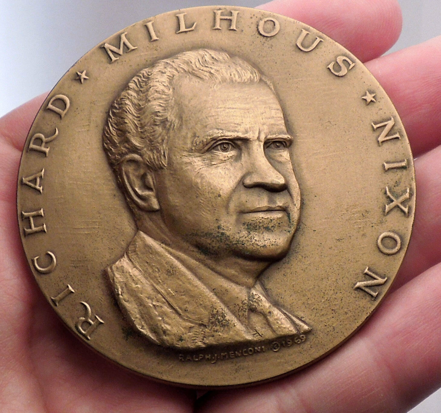 US President of United States RICHARD MILHOUS NIXON Inauguration Medal i57044