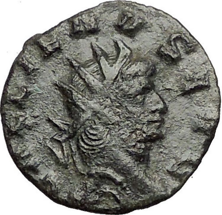 GALLIENUS 253-268AD Authentic Rare Ancient Roman Coin Providentia i57414