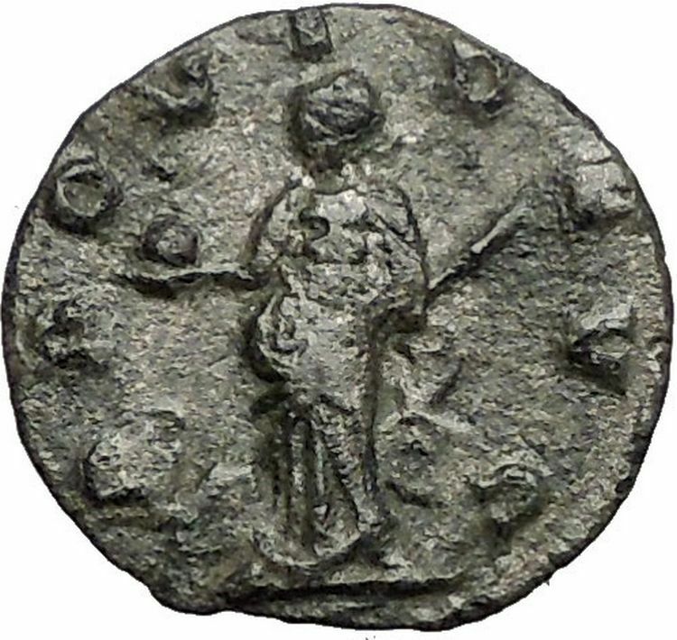 GALLIENUS 253-268AD Authentic Rare Ancient Roman Coin Providentia i57414