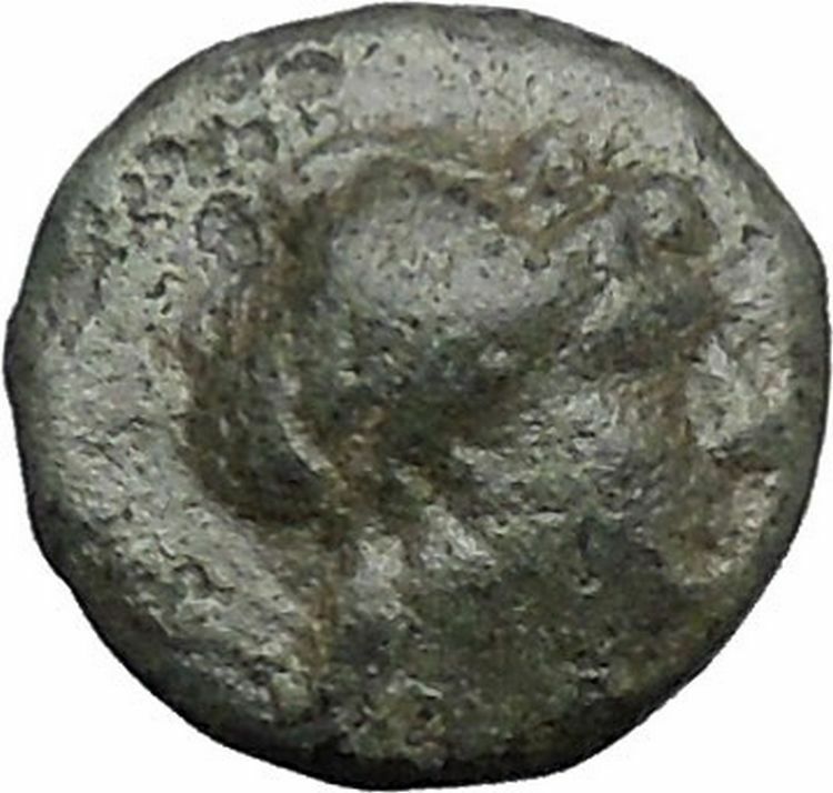 ANTIOCHOS II Theos 261BC Apollo Kithara Lyre Authentic Ancient Greek Coin i49568