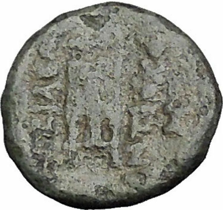 ANTIOCHOS II Theos 261BC Apollo Kithara Lyre Authentic Ancient Greek Coin i49568