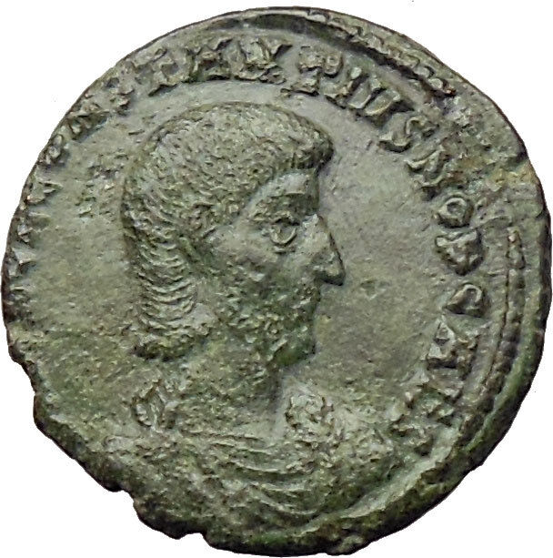 CONSTANTIUS GALLUS 351AD Roman Ancient Coin BATTLE Horse man i29852