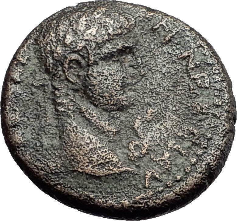 NERO 54AD Antioch Seleukis Genuine Authentic Original Ancient Roman Coin i57956