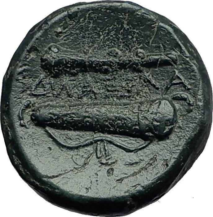 ALEXANDER III the GREAT - RETROGRADE Inscription Greek Coin Hercules Club i58261