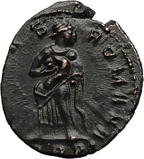 THEODORA wife of Constantius I Chlorus 337AD Authentic Ancient Roman Coin i58645