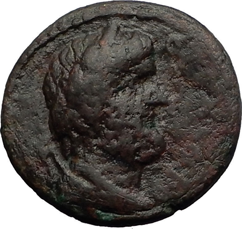 IRENOPOLIS in CILICIA - Marcus Aurelius Time Greek Coin - KRONOS HERCULES i58457