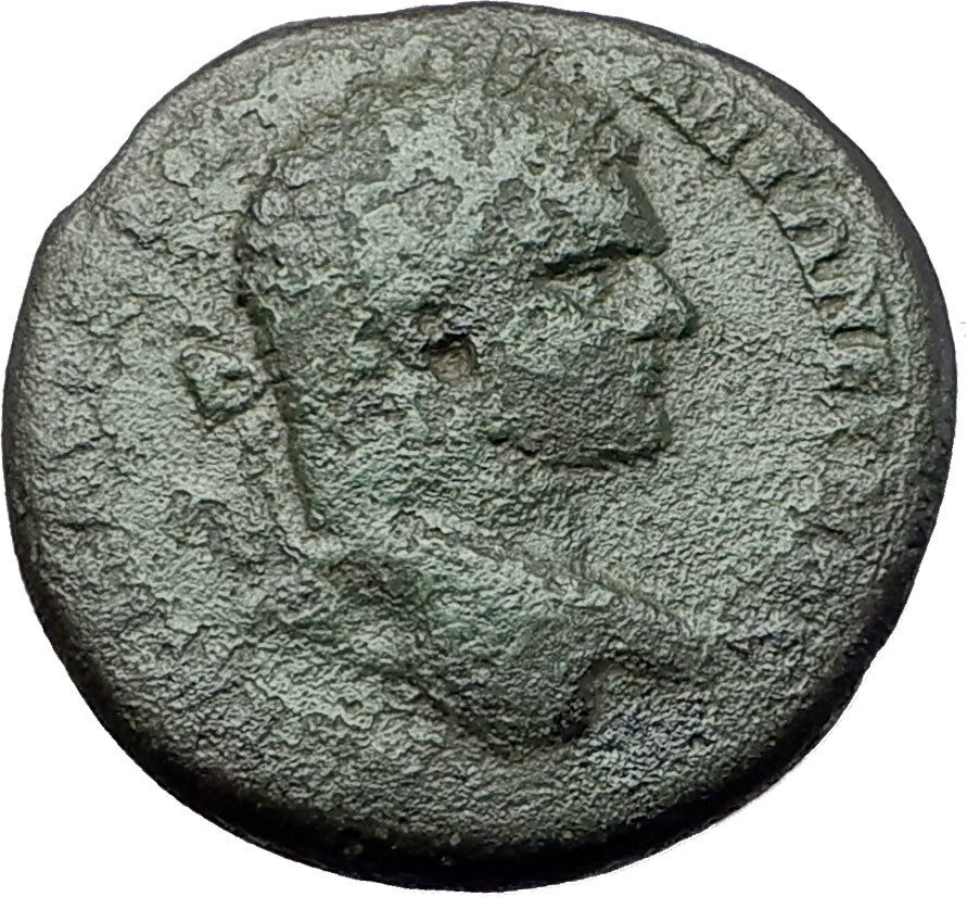 CARACALLA 198AD Pautalia Thrace TEMPLE of HYGEIA Medicine Roman Coin RARE i58088