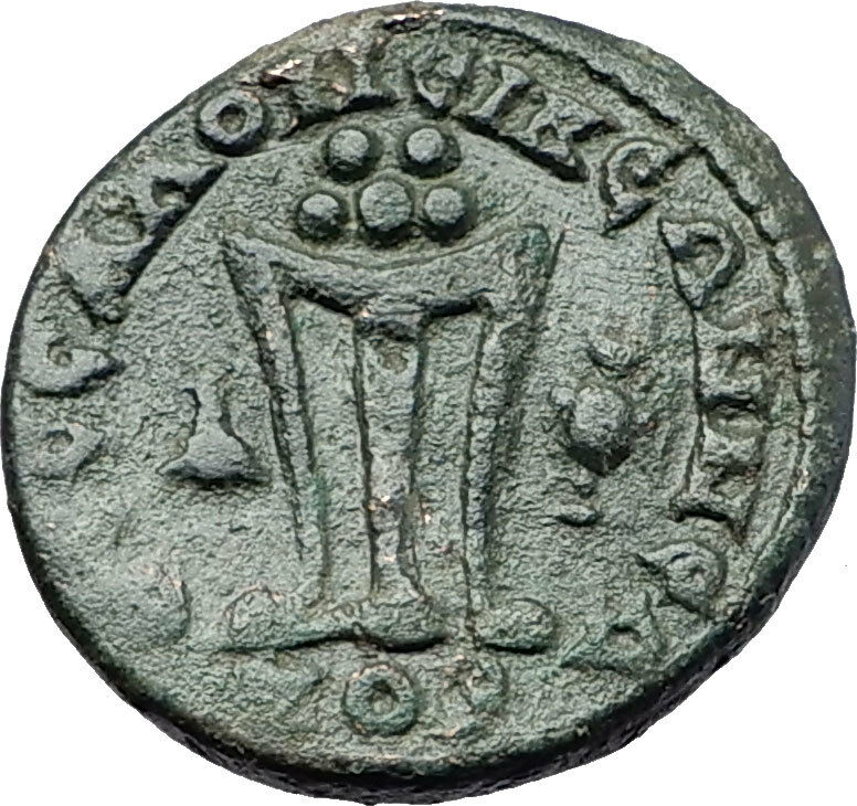 GORDIAN III Thessalonica Macedonia Olympic Style Games Table Roman Coin i58101