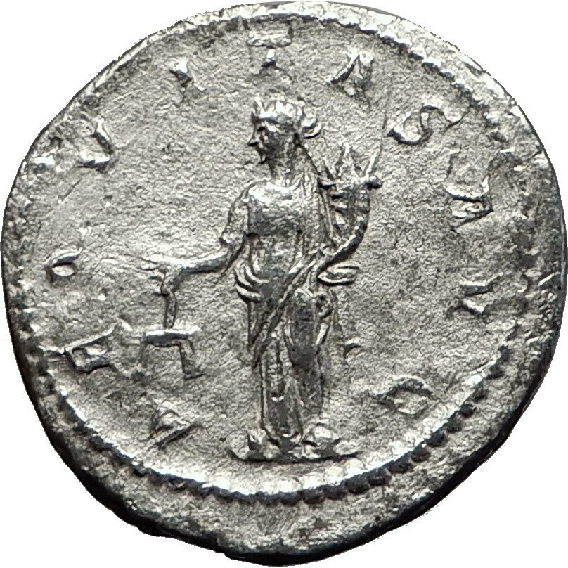 GORDIAN III 239AD Authentic Genuine Ancient Silver Roman Coin Equality i59042