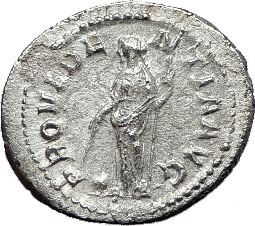 GORDIAN III 243AD Authentic Genuine Ancient Silver Roman Coin Providentia i59039