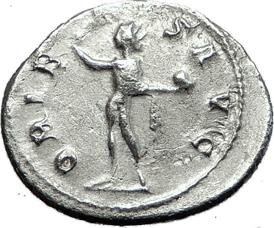 Gordian III 243AD Silver Authentic Genuine Ancient Roman Coin SOL SUN i59034