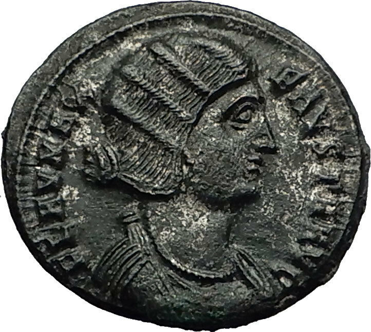 FAUSTA wife of Constantine I the Great 325AD Authentic Ancient Roman Coin i59180