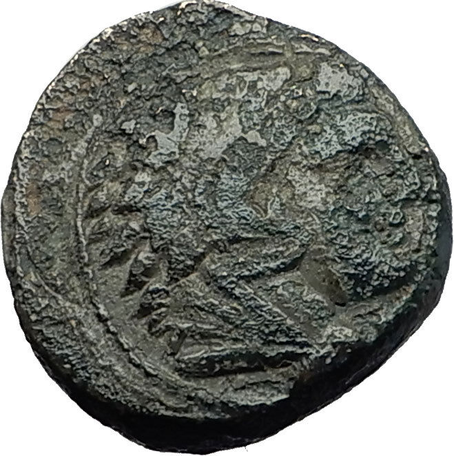 ALEXANDER III the GREAT 323BC Hercules Club Macedonia Ancient Greek Coin i59285