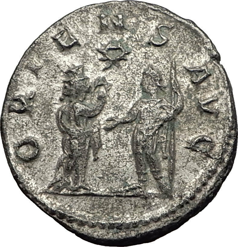 Gallienus 253AD Authentic Genuine Unlisted Silver Ancient Roman Coin i58990