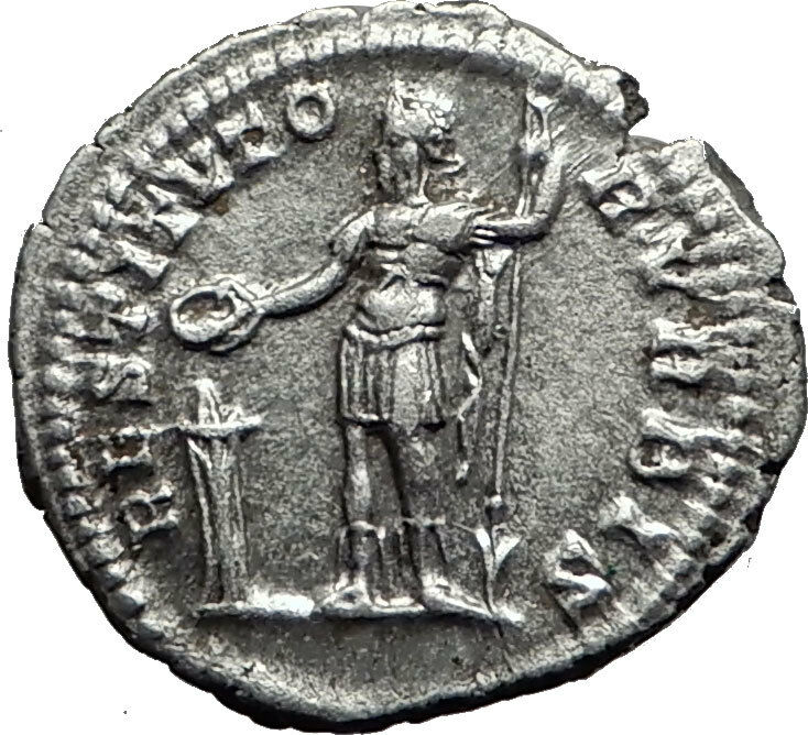 SEPTIMIUS SEVERUS 200AD Rome Authentic Genuine Ancient Silver Roman Coin i59480