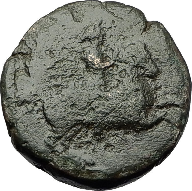 DARDANOS in Hellespont TROAS 400BC Horseman Rooster Athena Greek Coin i59315