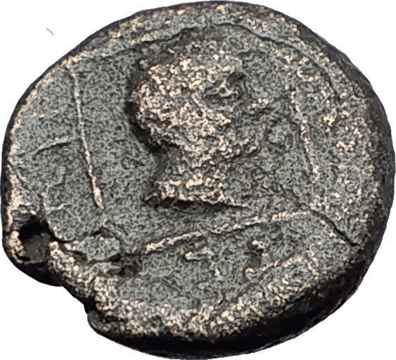 ABDERA THRACE Genuine 345BC Authentic Ancient Greek Coin GRIFFIN & APOLLO i60850