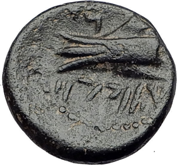 ARADOS in PHOENICIA 206BC Zeus Galley Ship RAM Genuine Ancient Greek Coin i60747