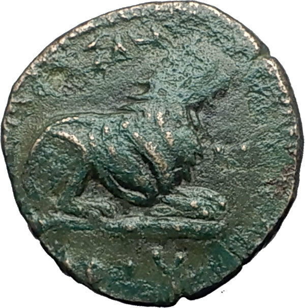 KASSANDER 316BC Pella Macedonia HERCULES LION Original Ancient Greek Coin i59742