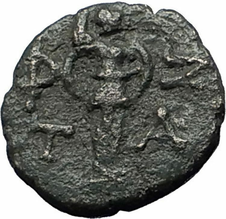 TEMNOS in AEOLIS 2-1CenBC ATHENA PROMACHOS Authentic Ancient Greek Coin i59754