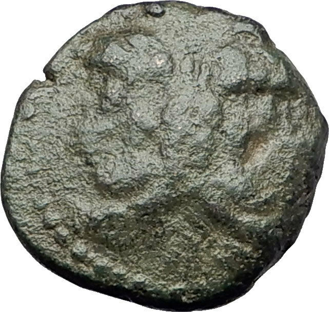 Thessalonica in Macedonia under Romans JANUS CENTAURS Ancient Greek Coin i60876