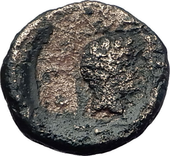 ABDERA THRACE - Genuine 345BC Apollo Griffin Authentic Ancient Greek Coin i61421