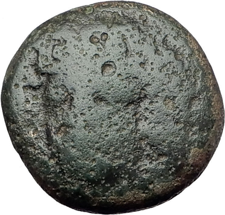 LARISSA Thessaly 350BC Authentic Ancient Greek Coin FACING NYMPH & HORSE i61646