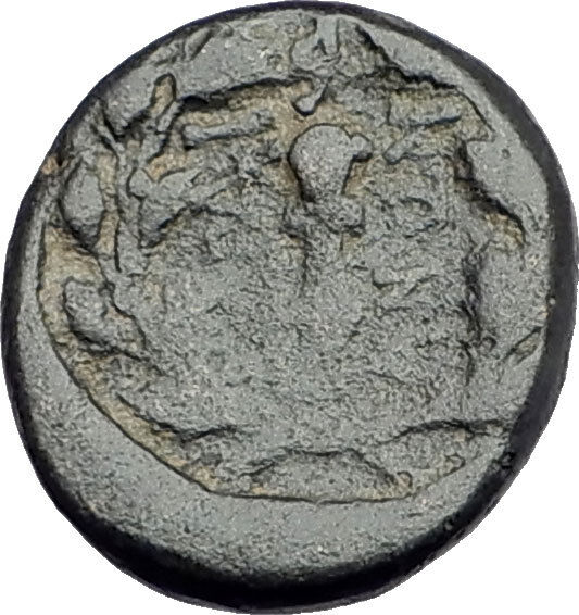 SARDES in Lydia 133BC Authentic Ancient Greek Coin APOLLO & HERCULES CLUB i62037