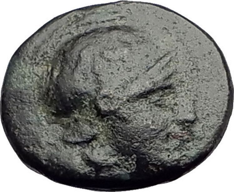 PERGAMON in MYSIA 281BC PHILETAIROS Genuine Ancient Greek Coin ATHENA BOW i62505