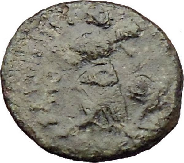 VALENTINIAN II 388AD Ancient Roman Coin Victory w trophy Very Rare i29813