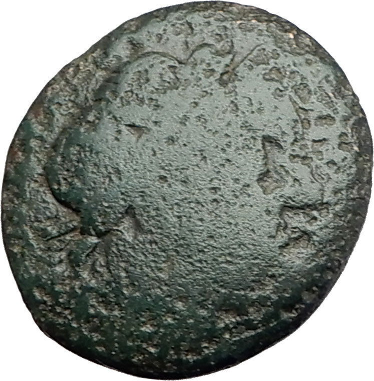 THESSALONICA in Macedonia 1stCenBC Authentic Ancient Greek Coin ZEUS BULL i62299