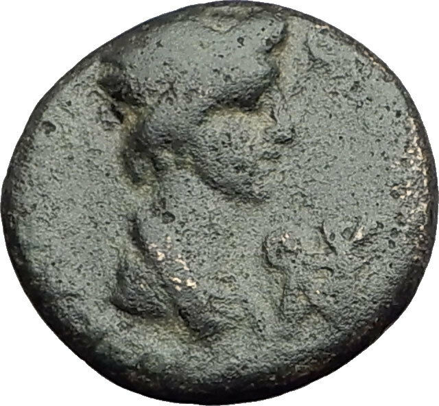 PERGAMON in Mysia 40AD Authentic Ancient Greek Coin ROMAN SENATE & ROMA i62407