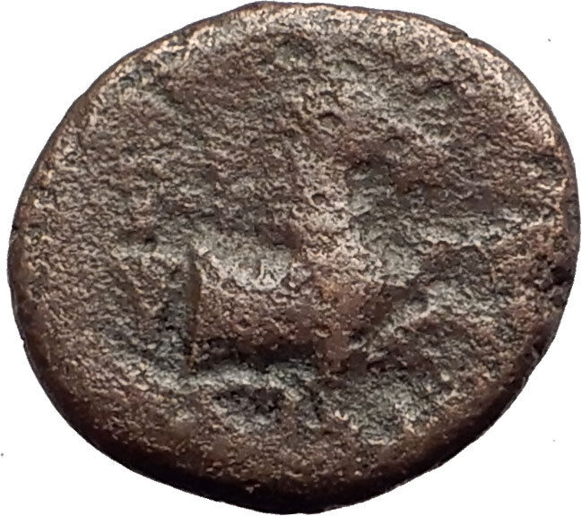 KYME in Aeolis 250BC Authentic Ancient Greek Coin AMAZON w HORSE & VASE i62598