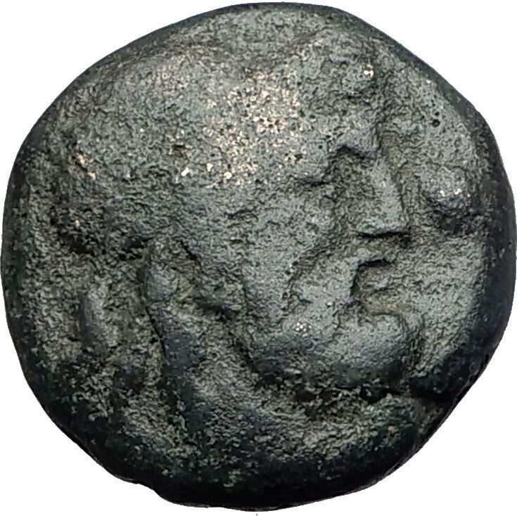 AMPHIPOLIS in MACEDONIA 148BC Rare R2 Ancient Greek Coin POSEIDON CLUB i61561