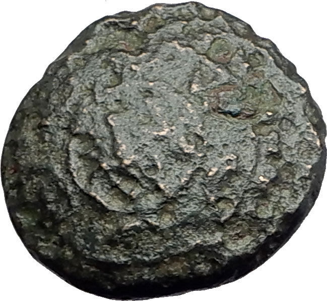 DEMETRIOS I Poliorketes MACEDONIA King Shield Helmet Ancient Greek Coin i62796