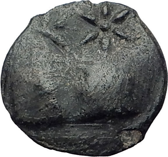 DIOSKOURIAS in KOLCHIS 105BC Mithradates VI Time Greek Coin GEMINI Hats i63212